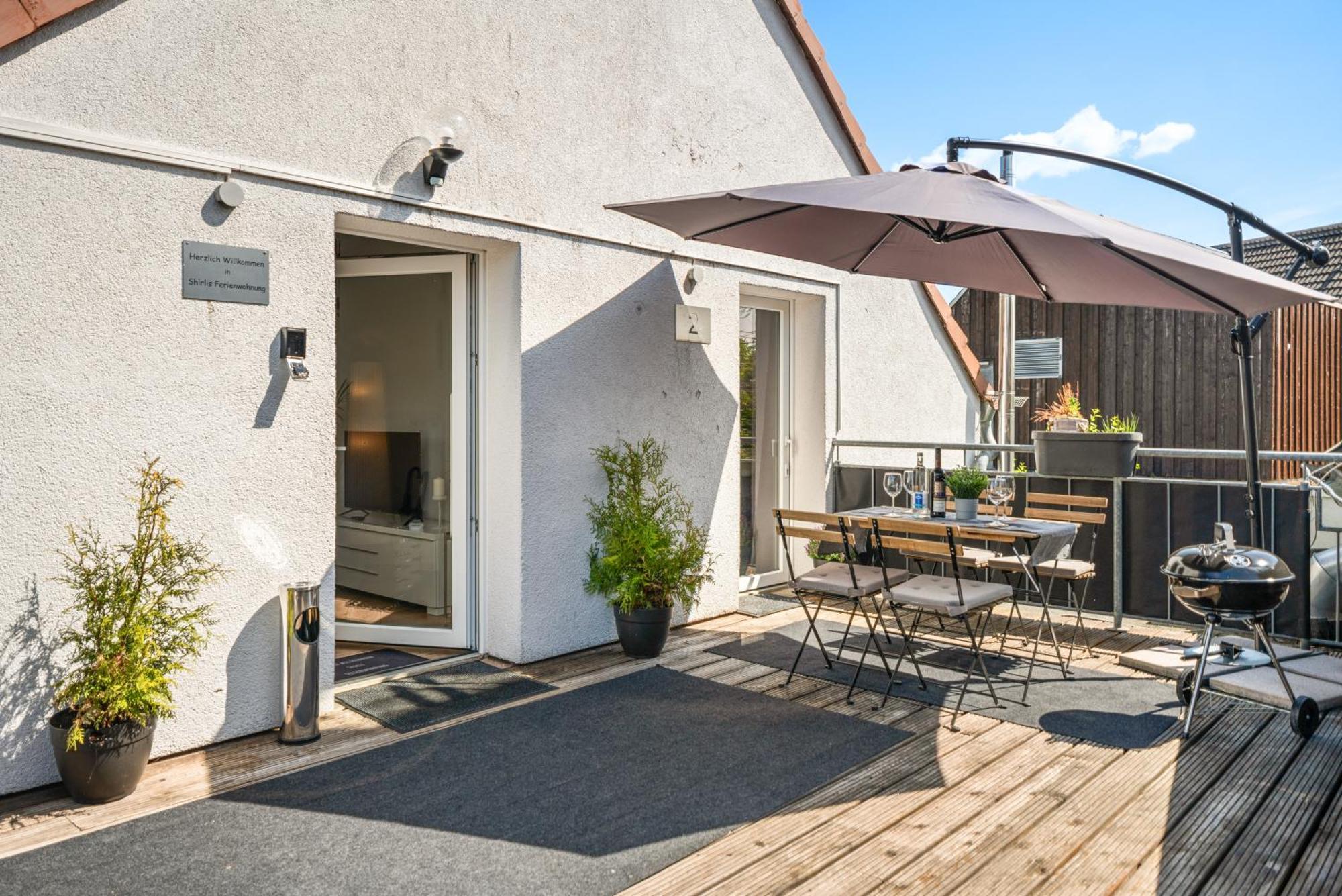 Mola Apartments-Charmante Ferienwohnung Im Herdecke Zentrum Fuer 3 Personen-Grosse Dachterrasse-Grill-Gratis Parken-Wlan Bagian luar foto